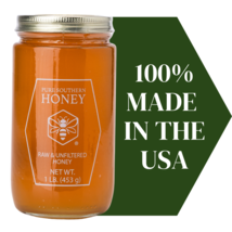Raw &amp; Unfiltered Honey 1lb. by Pure Southern Honey, New 2025 Crop - $17.99