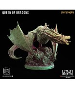 3D Printed Clay Cyanide Queen of Dragons 28mm 32mm D&amp;D - $1,258.73 MXN+