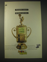 2001 Nintendo Mario Tennis Video Game Ad - Champions come in all shapes  - £14.44 GBP