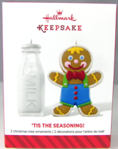 Hallmark Christmas Ornament 'tis The Seasoning Salt & Pepper Nib 2014 - £9.83 GBP