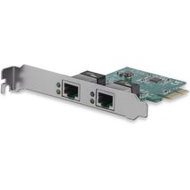 StarTech.com Dual Port PCIe Network Card - Low Profile - RJ45 Port - Realtek RTL - £106.47 GBP