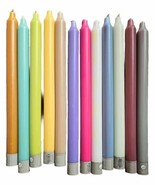 Twelve (12) Northern Lights ~ Dinner Premium Candles ~ 12&quot; Taper ~ Paraf... - $51.15 CAD