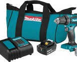 1/2&quot; Driver-Drill Kit, 18V Lxt® Lithium-Ion Brushless (3.0Ah), Makita Xf... - £115.64 GBP