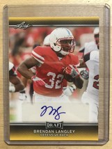 2017 Leaf Draft Brendan Langley #A-BL1 Rookie Autograph denver broncos L... - $56.12 MXN