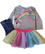 DISNEY JUNIOR MINNIE 4-Pc GREY Set ~ Top ~ Leggings ~ Skirt ~ Headband ~... - $49.18 CAD