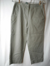Lauren Ralph Lauren Capri / cropped pant Army green Size 6 100% cotton - $267.65 MXN