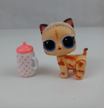 LOL Surprise Pet Glitter Eye Spy Series Secret Agent Kitty With Drink Cup - £10.07 GBP