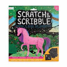 Scratch &amp; Scribble Art Kit: Magical Unicorn - 10 PC Set (Multilingual Edition) [ - £7.75 GBP
