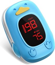 Pulse Oximeter Finger Blood Oxygen Saturation Monitor for kid Pulse Rate... - £19.60 GBP