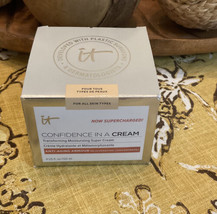 IT Cosmetics Confidence in a Cream Anti Aging Face Moisturizer 4 Oz New - £33.16 GBP