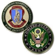 U.S. Army Fort Jackson, SC Training Base Challenge Coin. Where We Make Men - £11.89 GBP