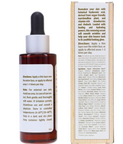 Eminence Strawberry Rhubarb Hyaluronic Serum 1 oz / 30mL Item image 2