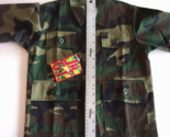 TODDLER MILITARY BDU WOODLAND CAMOFLAUGE JACKET SHIRT SIZE 2T MADE IN TH... - $16.19