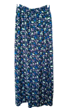 Hollister Long Skirt Women&#39;s Size Medium Unlined Petite Floral Side Splits - £14.16 GBP