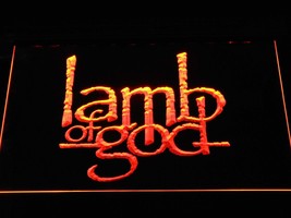Lamb of God Illuminated Led Neon Sign Home Decor, Room, Lights Craft Art Gift  - £20.47 GBP+