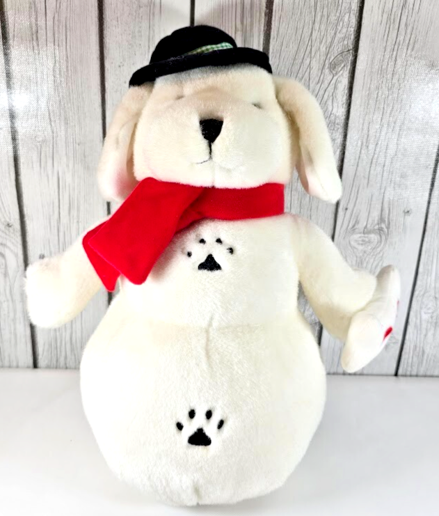 Petsmart Snowman Dog Plush 15” Winter Holiday White Stuffed Animal Toy 2000 Item image 2