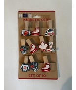 Magnetic Clips Set Of 10 Hockey Maple Leaf Canada Canadian NHL Rare  - £9.83 GBP