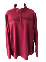 Mens Pebble Beach Golf Dry Luxe Performance Long Sleeve Shirt 1/4 Zip Size L - £13.24 GBP