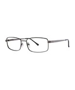 Bo Men&#39;s Eyeglasses - Modern Collection Frames - Matte Gunmetal 55-17-140 - $59.00