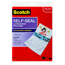 3M LS854-10G SELF-SEALING LAMINATING POUCHES, LETTER - $43.79