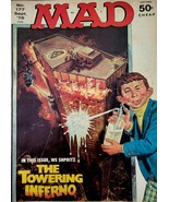 MAD MAGAZINE #177 SEPT 1975 TOWERING INFERNO, SUPERHEROES, SMOKING, PLUS... - £4.46 GBP