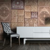 Repeating Wallpaper Roll - Stone Designs - 32.8&#39;L x 19.7&quot;W - £50.89 GBP+