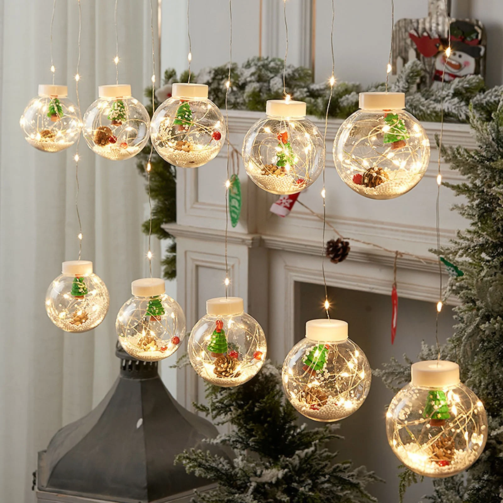 100Fens LED Christmas Star Light Christmas Decorations - $8.59