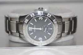 Movado 84N21890 Black Dial Stainless Steel 36mm Watch Swiss Made Quartz 7" Wrist - £261.58 GBP