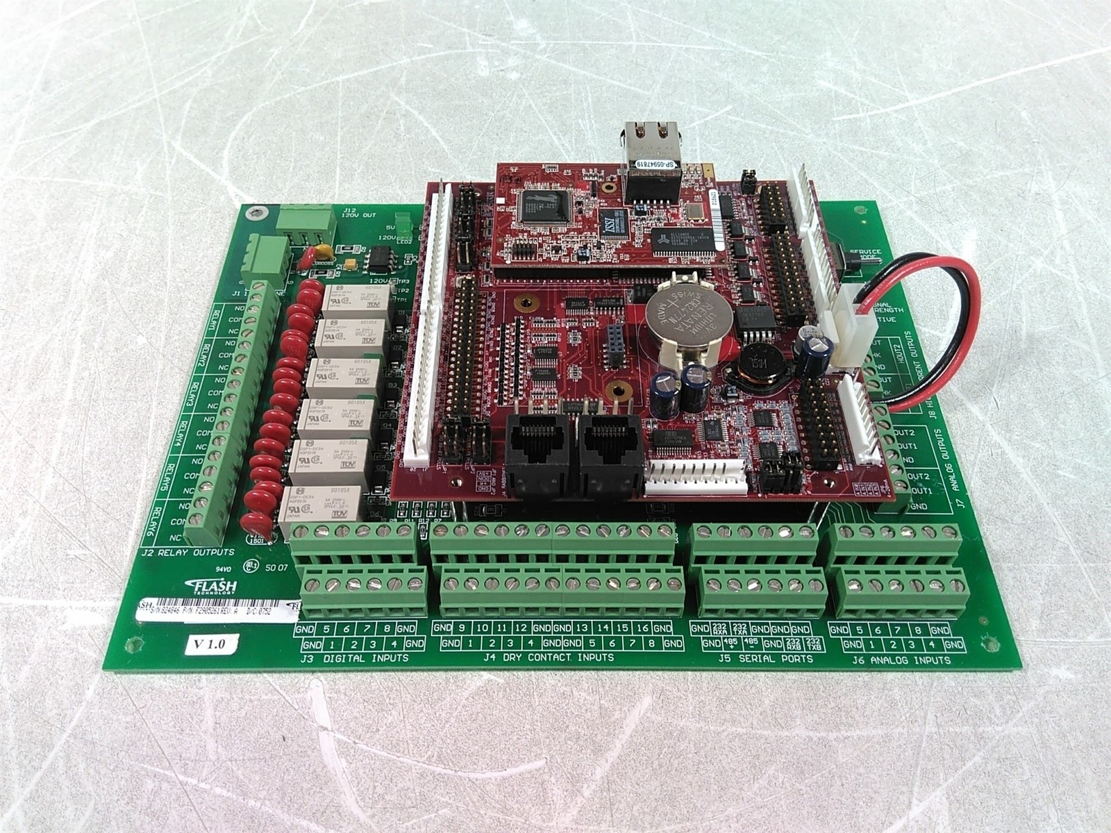 Flash Technology F2905261 PCB Board Includes Daughter PCB Defective AS-IS - $172.60