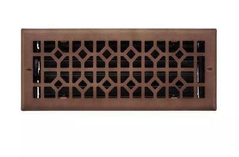 New Oil Rubbed Bronze 4" x 10" Appert Steel Wall Register by Signature Hardware - $19.95