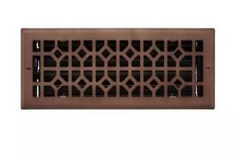New Oil Rubbed Bronze 4&quot; x 10&quot; Appert Steel Wall Register by Signature H... - £15.65 GBP
