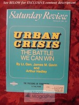 Saturday Review February 24 1968 Urban Crisis Krysztof Penderecki James M. Gavin - $8.64