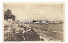 h1645 - Isle of Wight - Shanklin Sands &amp;  Pier, taken from Cliff Walk - Postcard - £1.99 GBP
