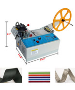 1 PC Leather Ribbon Belt Cutting Machine Hot&amp;Cold Auto Tape Cutting Mach... - $836.55