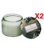 Voluspa Petite Glass Jar Candle - FRENCH CADE LAVENDER 3.2oz (Pack of 2) - £27.56 GBP