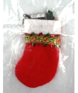 Vintage Miniature Dollhouse Christmas Stocking Diorama Mini Red  - €9,48 EUR