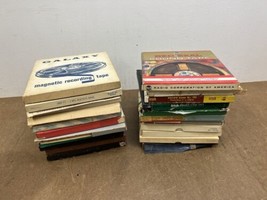 Vintage 7&quot; Magnetic Tape Lot 50+ rca irish used recording reel to scotch 3m 5&quot; - £47.12 GBP