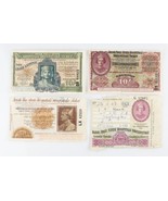 Lot De 4 Irlandais Gratuit État Hosptials Sweepstake Billets 1936-1937 - €42,30 EUR