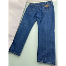 Wrangler George Strait Jeans Cowboy Cut Western Denim Straight Leg Rodeo 36X30 - $29.67