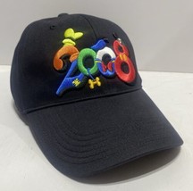 Disneyland Cap Embroidered 2008 Disneyland Hat Cap Goofy Mickey Pluto Black NWT - $12.86