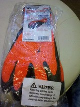 Heavy Latex Coated Cold Weather Gloves Sandy Finish--Size L - $15.00