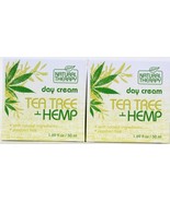 2 Ct Natural Therapy 1.69 Oz Tea Tree &amp; Hemp With Dead Sea Minerals Day ... - $38.40 CAD
