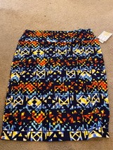 LuLaRoe Cassie Pencil Skirt Womens Sz 2XL geometric Floral Geo Print NWT - £8.85 GBP