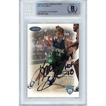 Katie Smith Minnesota Lynx Signed 2000 WNBA Basketball Beckett BGS On-Card Auto - £62.65 GBP