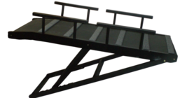 Pet Ramp, 46.5&quot; Long, 6 Adjustable Heights 12.3&quot;- 28&quot;, 250lb Max, Black ... - $62.36