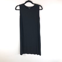 Eileen Fisher Tank Shift Dress Sleeveless Stretch Black XS - £30.34 GBP