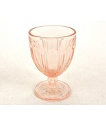 Anchor Hocking Footed Cordial, Pink Glass, Colonial Pattern, Paneled, Ri... - £7.70 GBP