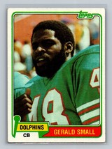 Gerald Small #243 1981 Topps Miami Dolphins RC - £1.56 GBP