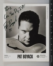 Pat Boyack Autograph Signed 8x10 B&amp;W Promotional Promo Photo tob - $44.54