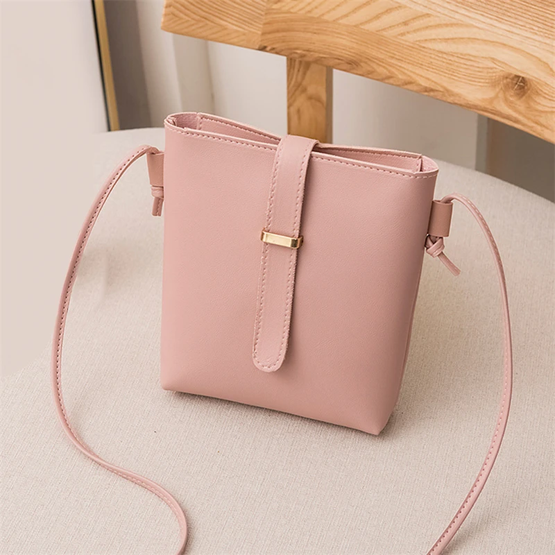 Fashion Crossbody Bags for Women Bag Simple Style Solid Color Leather Sh... - $15.26